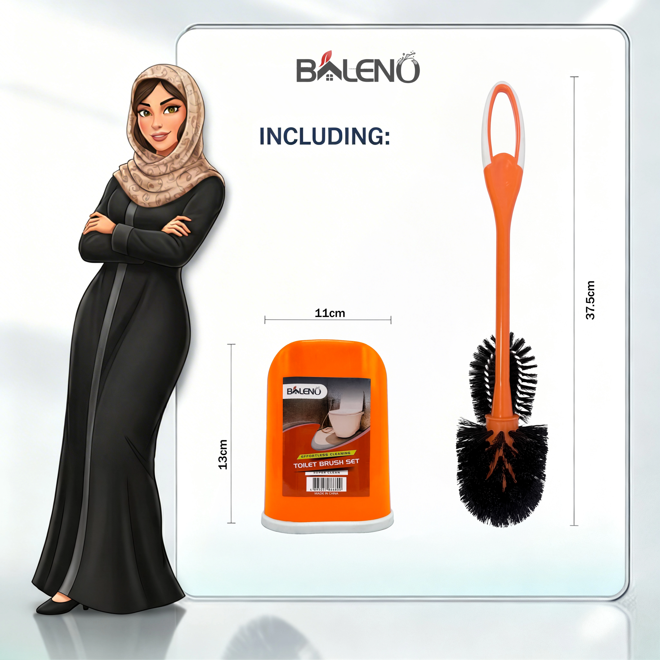 Baleno Toilet Brush smart open holder design Saudi Arabia Baleno Toilet Brush smart open holder design Saudi Arabia