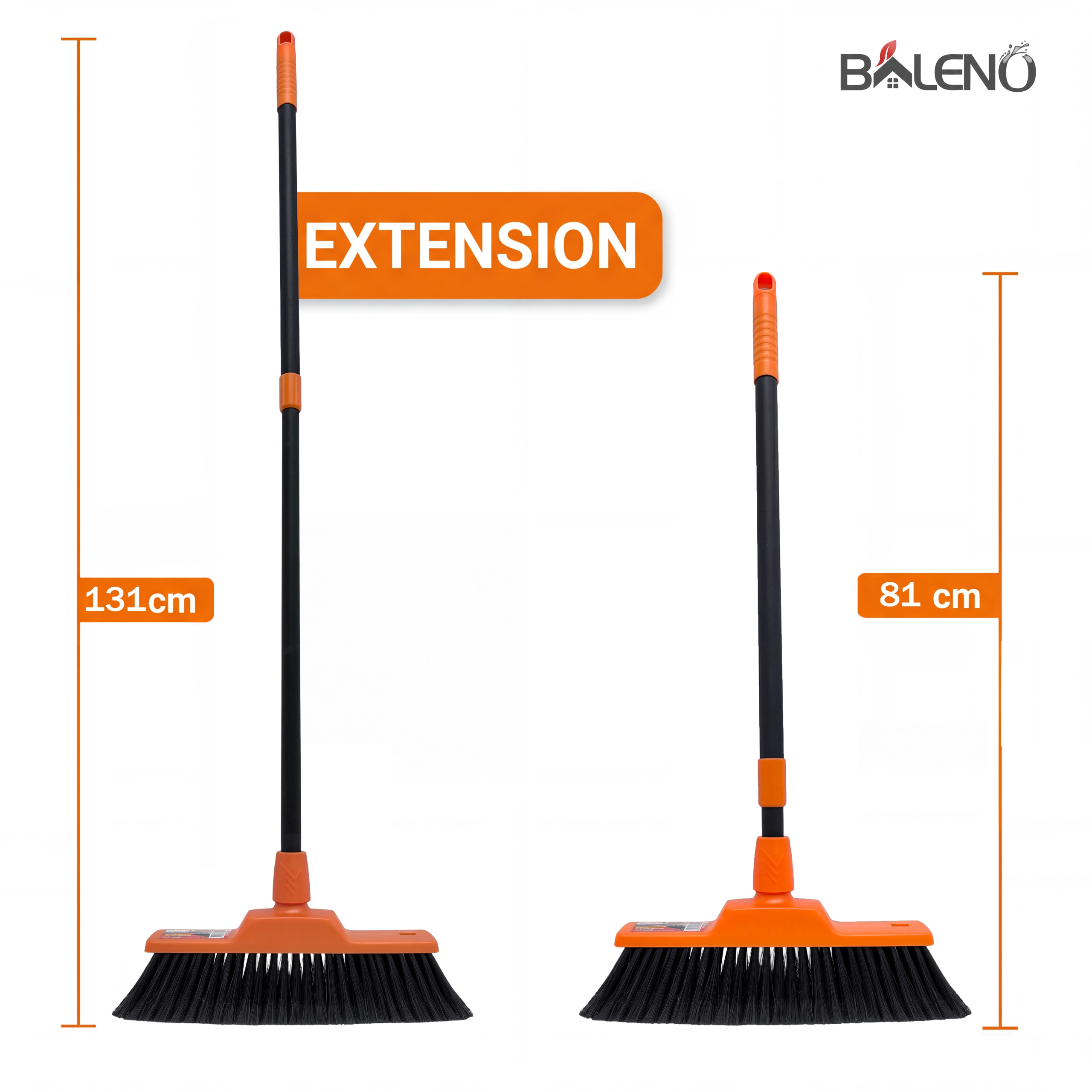 Baleno Indoor Broom Standard orange black Saudi Arabia