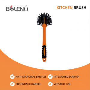 Baleno Kitchen Brush anti-microbial bristles close up