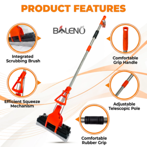 Baleno PVA Sponge Mop orange steel Saudi Arabia