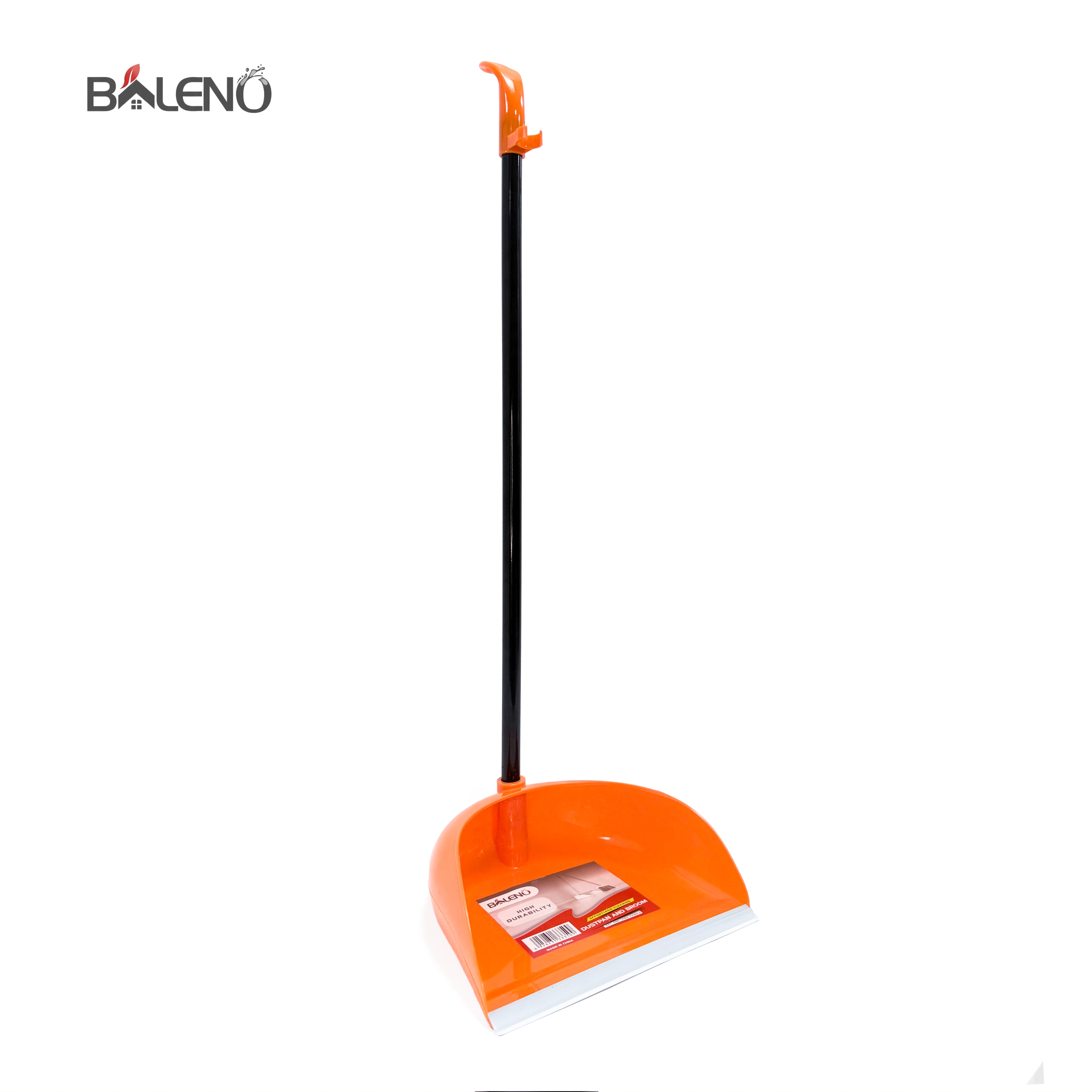 baleno long handle dustpan and broom set – no bend sweeping with rubber lip baleno long handle dustpan and broom set – no bend sweeping with rubber lip