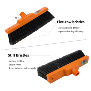 Baleno Outdoor Broom 45 degree angled head floor types