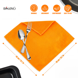 Baleno Microfiber Cloth wiping glass streak-free