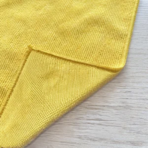 Baleno Microfiber Cloth wiping glass yellow