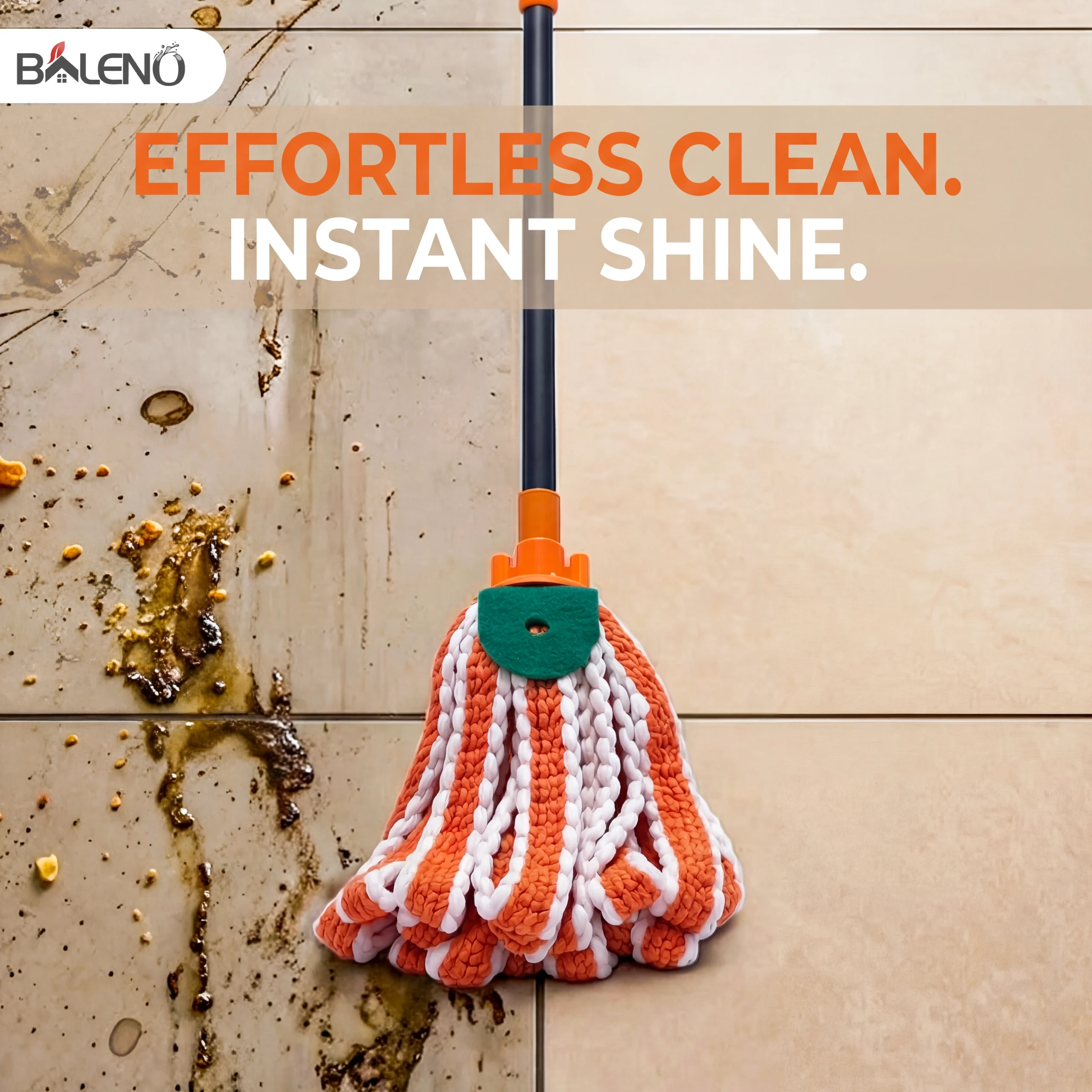 Telescopic string mop effortless floor cleaning Telescopic string mop effortless floor cleaning